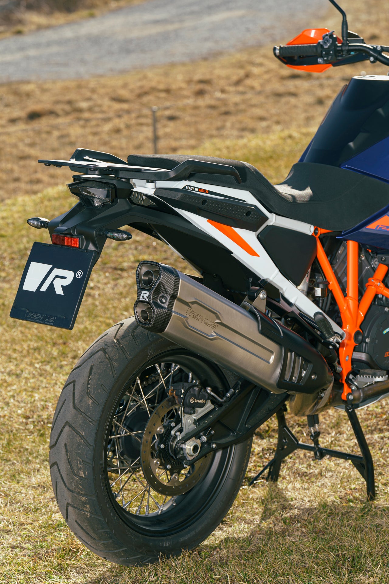 Remus 8 2.0 stainless steel matt EC approved slip-on for Ktm 1290 SuperAdventure S/R 2021-2023