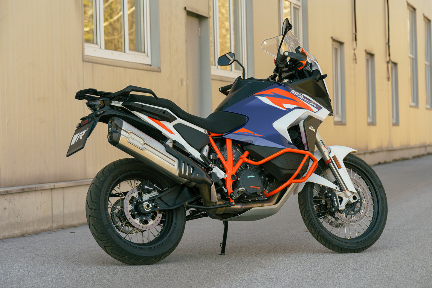 Remus 8 2.0 stainless steel matt EC approved slip-on for Ktm 1290 SuperAdventure S/R 2021-2023