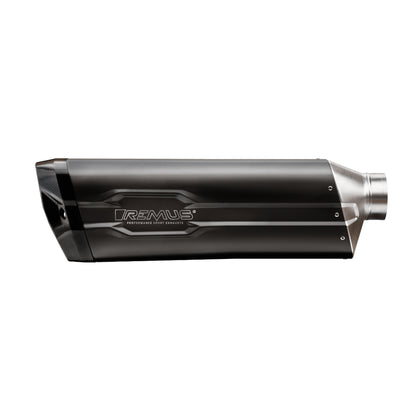Remus 8 2.0 stainless steel black EC approved slip-on for Ktm 1290 SuperAdventure S/R 2021-2023