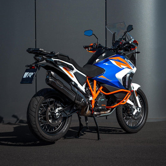 Remus 8 2.0 stainless steel black EC approved slip-on for Ktm 1290 SuperAdventure S/R 2021-2023