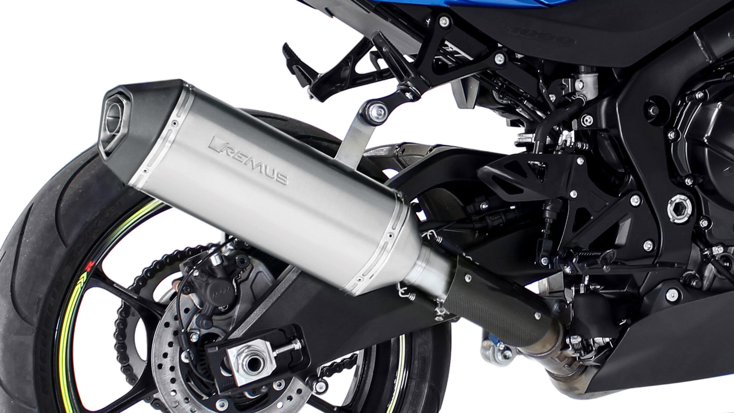Remus full exhaust system with Okami full titanium slip-on for SUZUKI GSX-R 1000 2017-2022