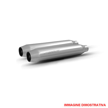 Remus Custom stainless steel chrome slip-ons set EC approved for TRIUMPH BONNEVILLE T120 2016-2020