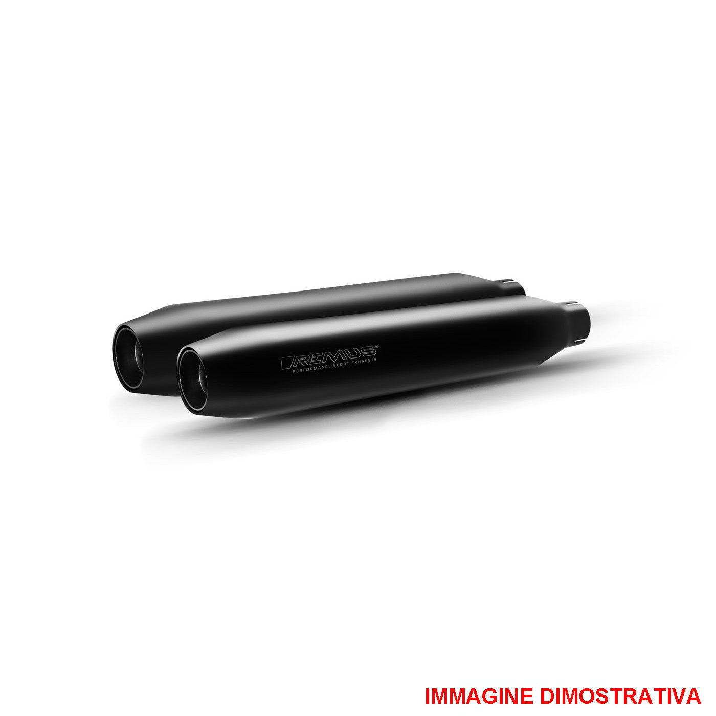 Remus Custom stainless steel black slip-ons set EC approved for TRIUMPH BONNEVILLE T120 2016-2020