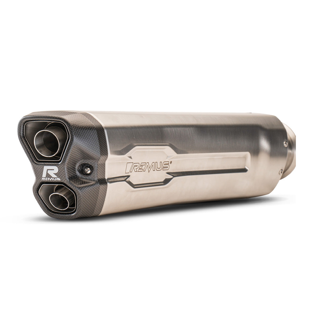 Remus 8 2.0 stainless steel matt EC approved slip-on for Ktm 1290 SuperAdventure S/R 2021-2023