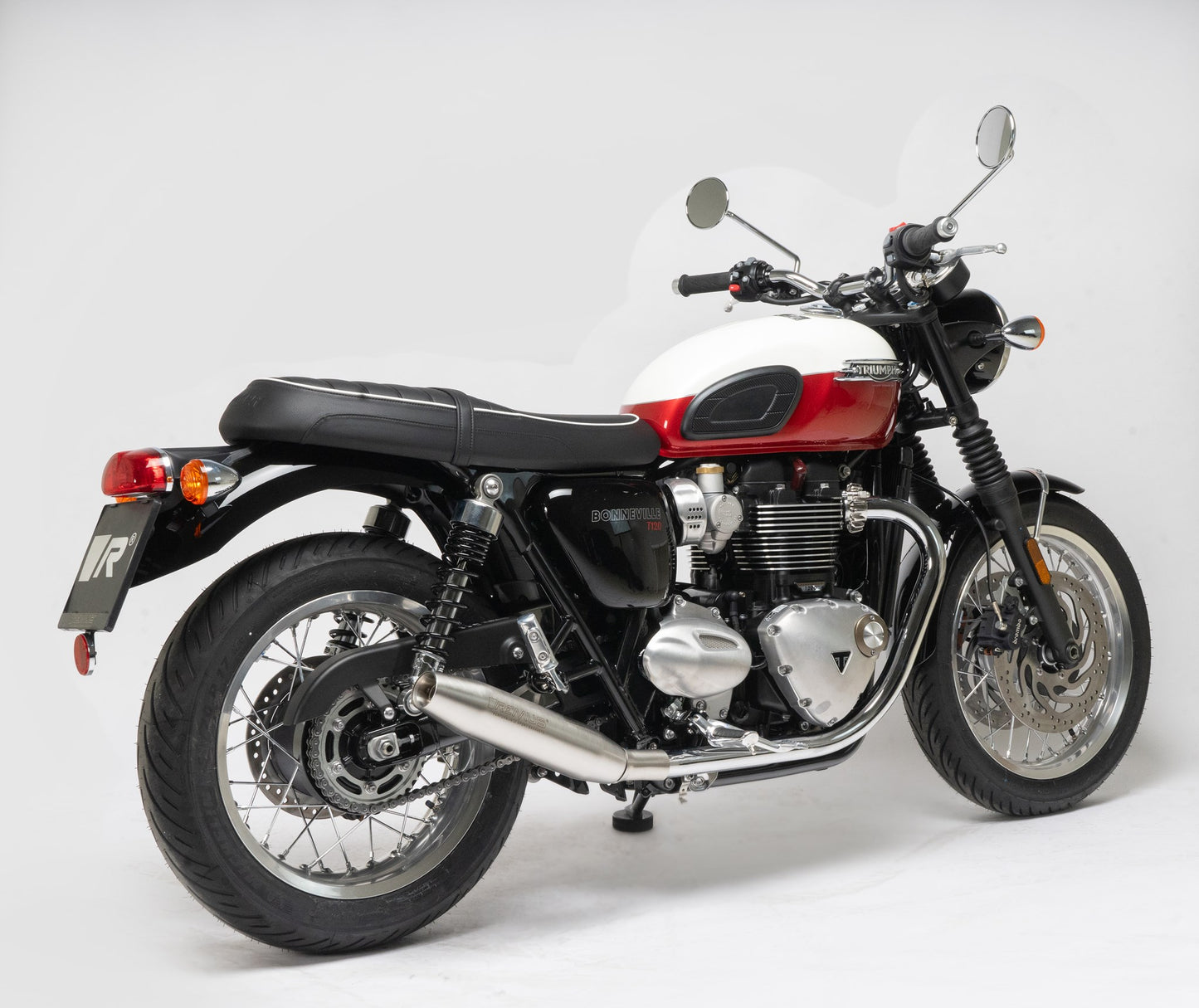 Remus Custom stainless steel matt slip-ons set EC approved for TRIUMPH BONNEVILLE T120 2025