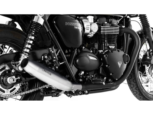 Remus Custom stainless steel chrome slip-ons set EC approved for TRIUMPH BONNEVILLE T120 2016-2020