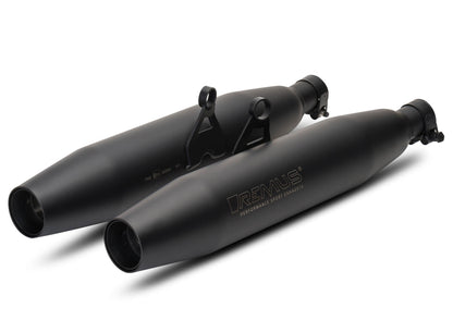 Remus Custom stainless steel black slip-ons set racing for TRIUMPH BONNEVILLE T120 2025