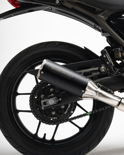 Remus BoostR racing slip-on for TRIUMPH SCRAMBLER 400 X 2024-2025