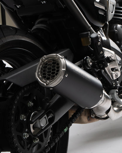 Remus BoostR racing slip-on for TRIUMPH SCRAMBLER 400 X 2024-2025
