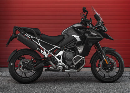 Remus Nxt stainless steel black racing slip-on for TRIUMPH TIGER 1200 GT 2023-