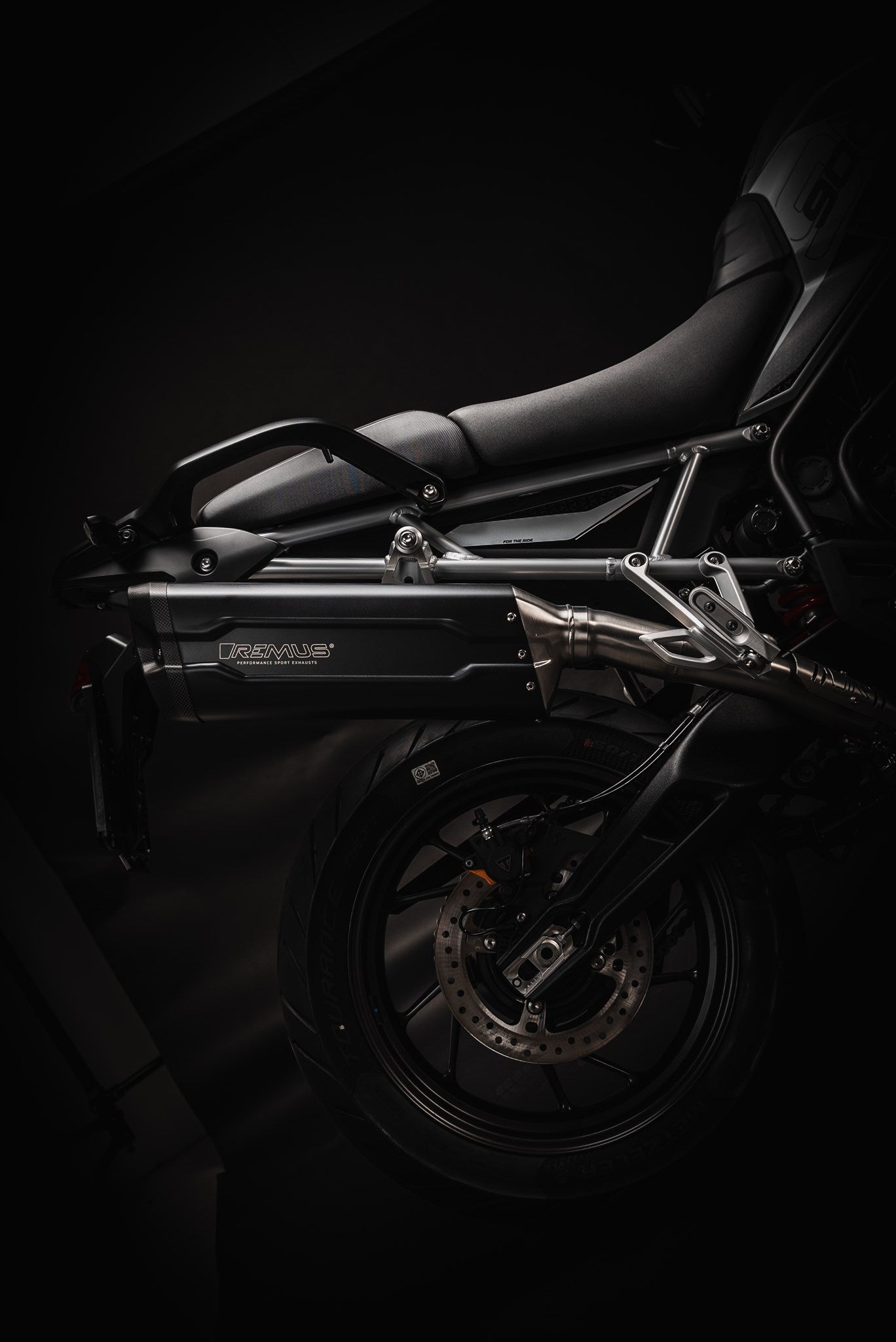 Remus 8 2.0 stainless steel black EC approved slip-on for TRIUMPH TIGER 900 /GT /RALLY 2024
