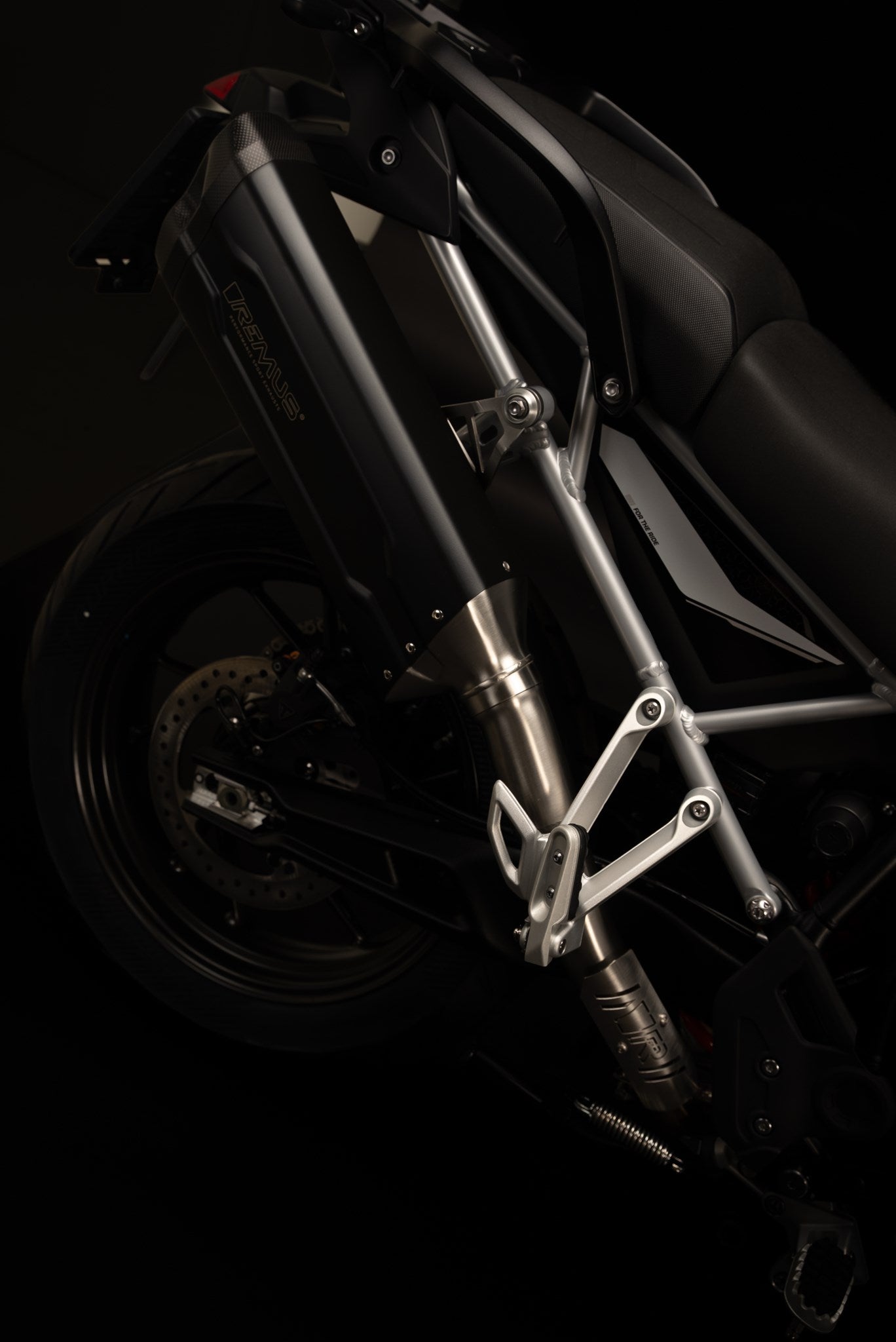 Remus 8 2.0 stainless steel black EC approved slip-on for TRIUMPH TIGER 900 /GT /RALLY 2024