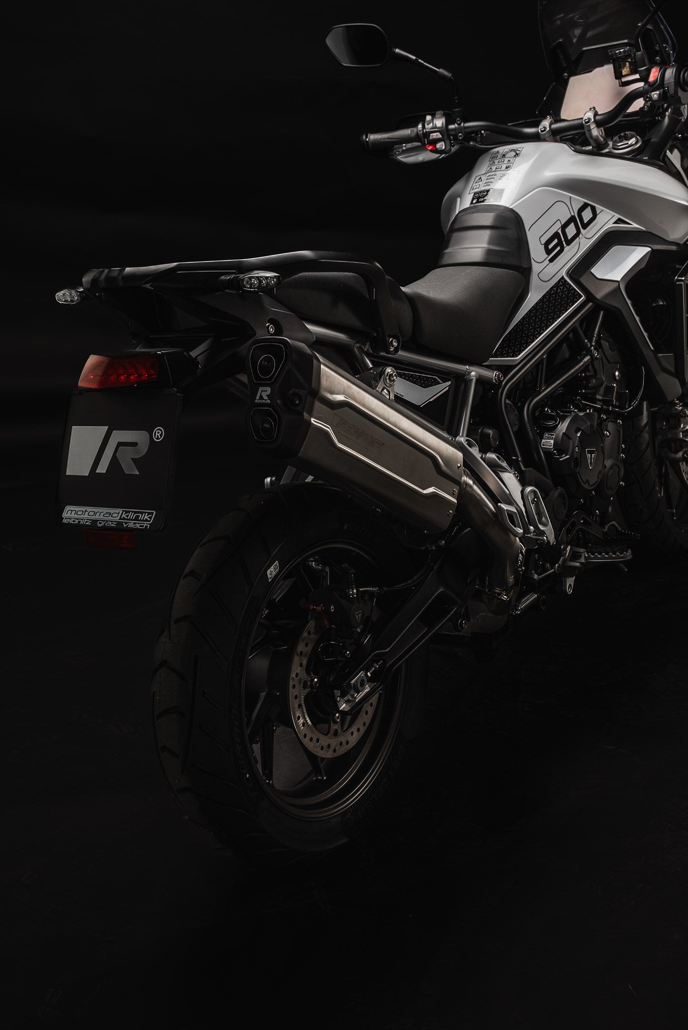 Remus 8 2.0 stainless steel matt EC approved slip-on for TRIUMPH TIGER 900 /GT /RALLY 2024