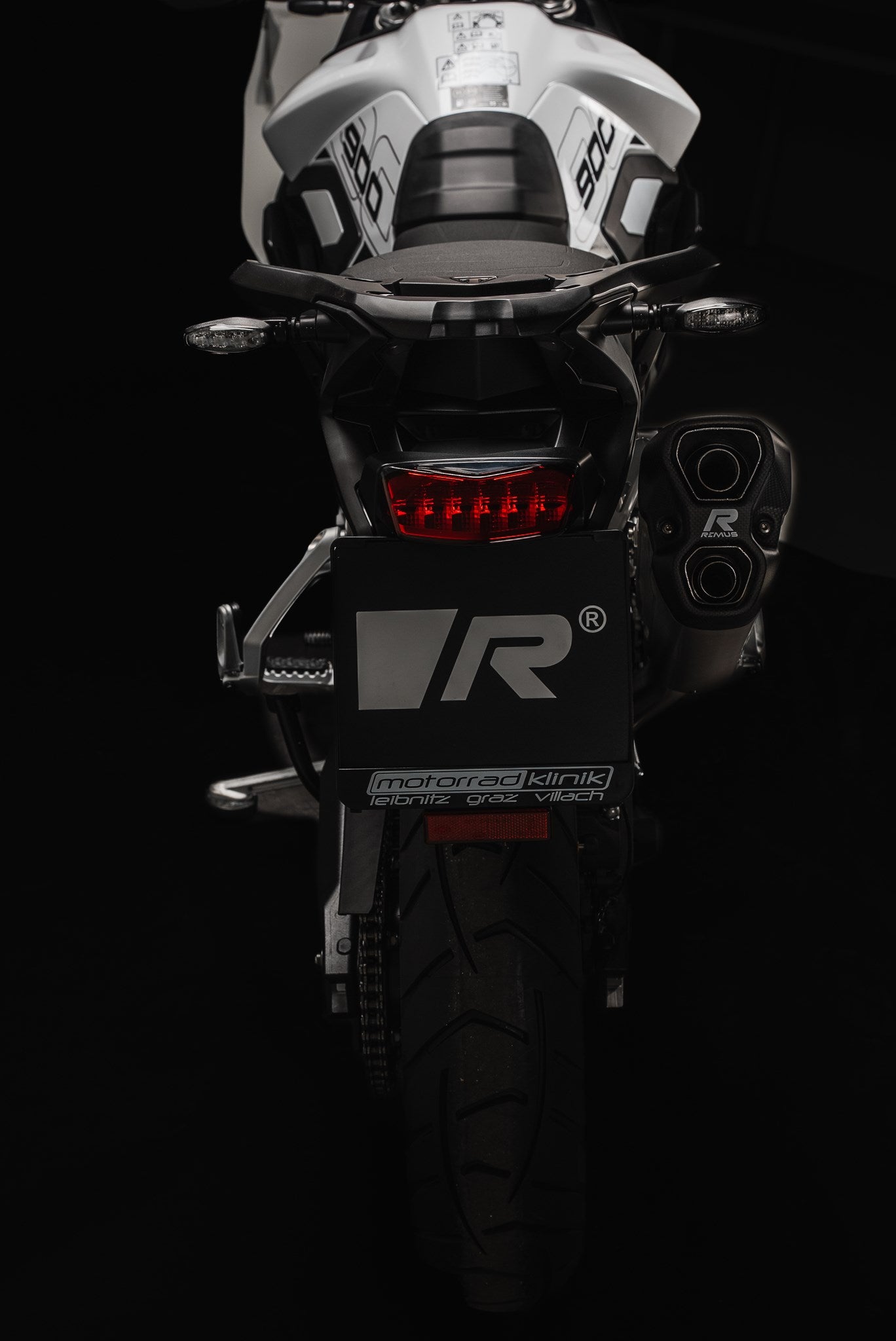 Remus 8 2.0 stainless steel matt racing slip-on for TRIUMPH TIGER 900 /GT /RALLY 2024