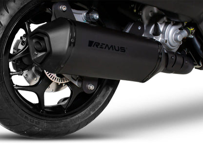 Remus EC approved stainless steel SportExhaust NOTTE full system for VESPA GTS 300 HPE 2021-2024