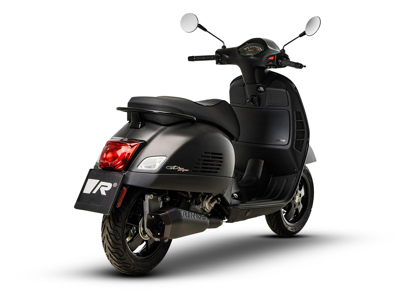 Remus RS 2.0 black EC- approved slip-on for VESPA GTV 300 SEI GIORNI 2017-2019