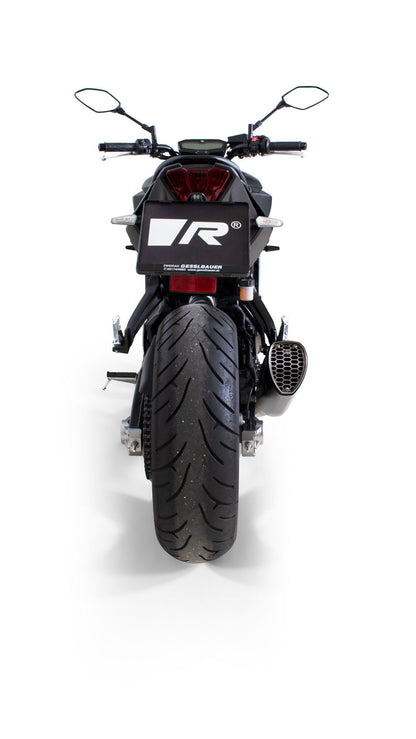 Remus Nxt stainless steel black EC- approved exhaust system for YAMAHA MT-07 2016-2020