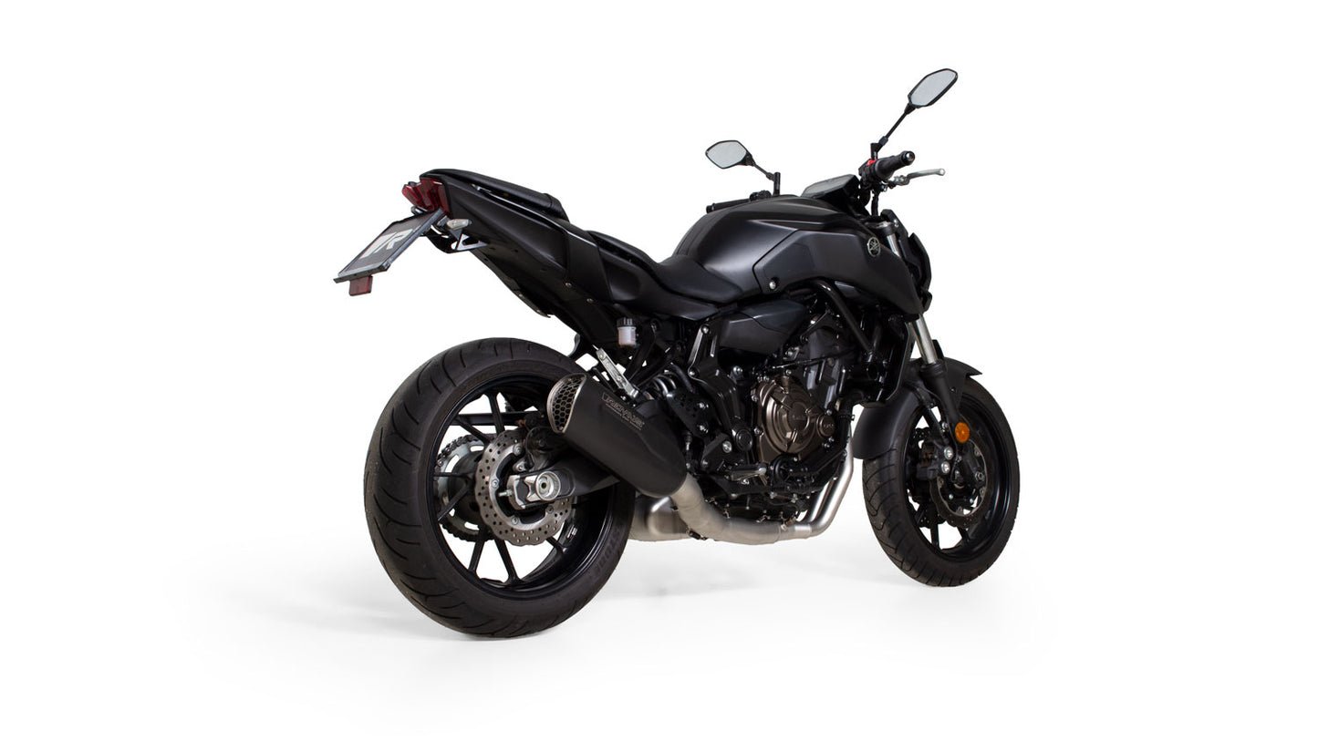 Remus Nxt stainless steel black racing exhaust system for YAMAHA MT-07 2016-2020