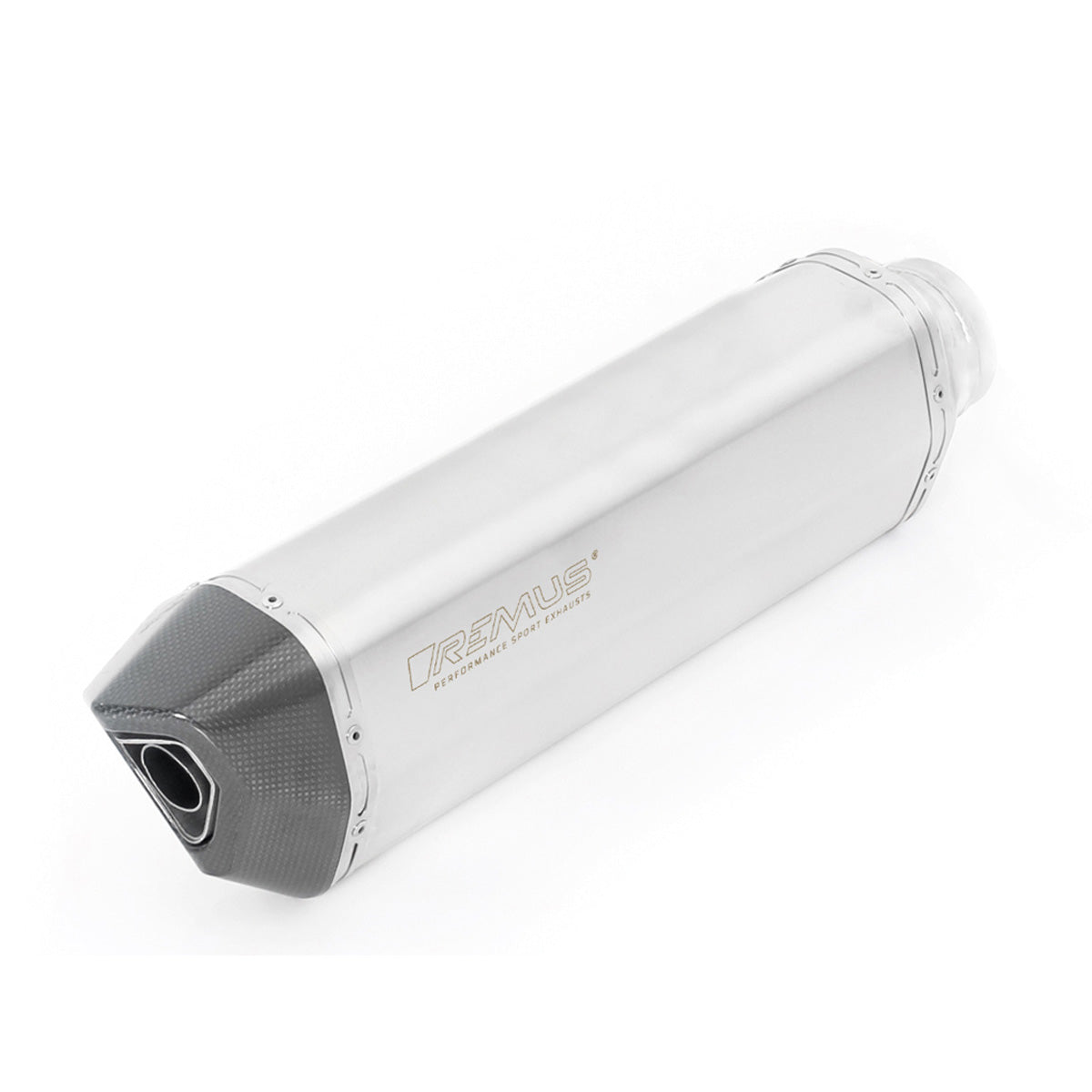 Remus Black Hawk stainless steel matt racing slip-on for YAMAHA TENERE' 700 2019-2024