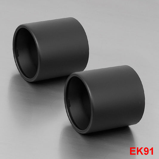 Remus end caps Straight End stainless steel black EK91