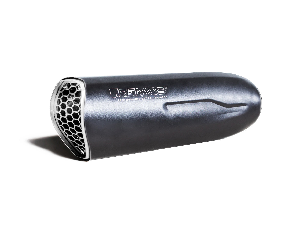 Remus Nxt stainless steel black racing slip-on for BMW S 1000 R 2021-2023