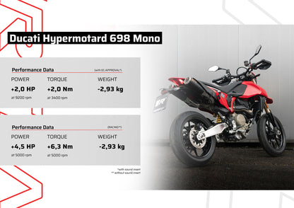 Remus BoostR racing slip-on for DUCATI HYPERMOTARD 698 MONO 2024-2025