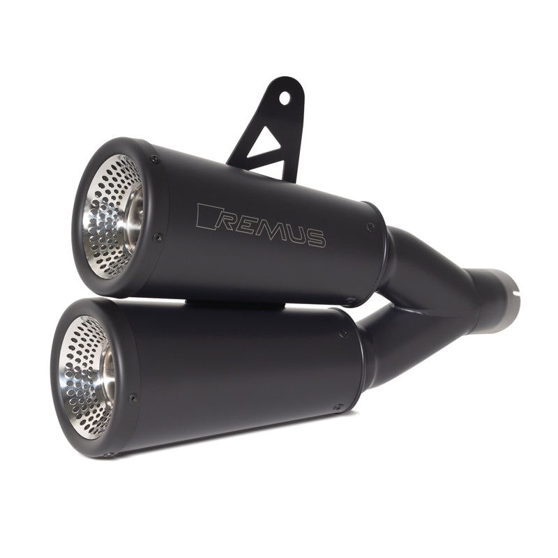 Remus Vertical steel black racing slip-on for INDIAN FTR 1200 /S 2019-2024
