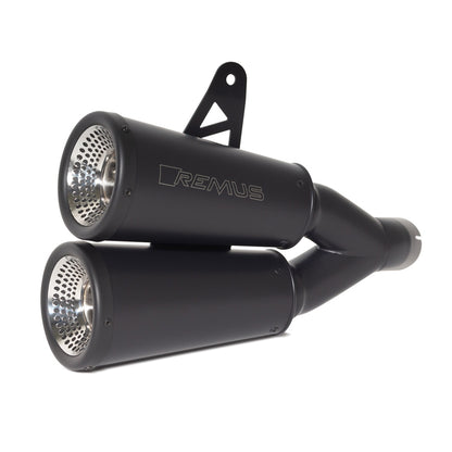 Remus Vertical steel black racing slip-on for INDIAN FTR 1200 /S 2019-2024