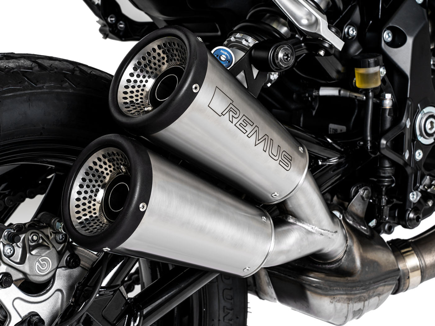 Remus Vertical steel matt racing slip-on for INDIAN FTR 1200 /S 2019-2024