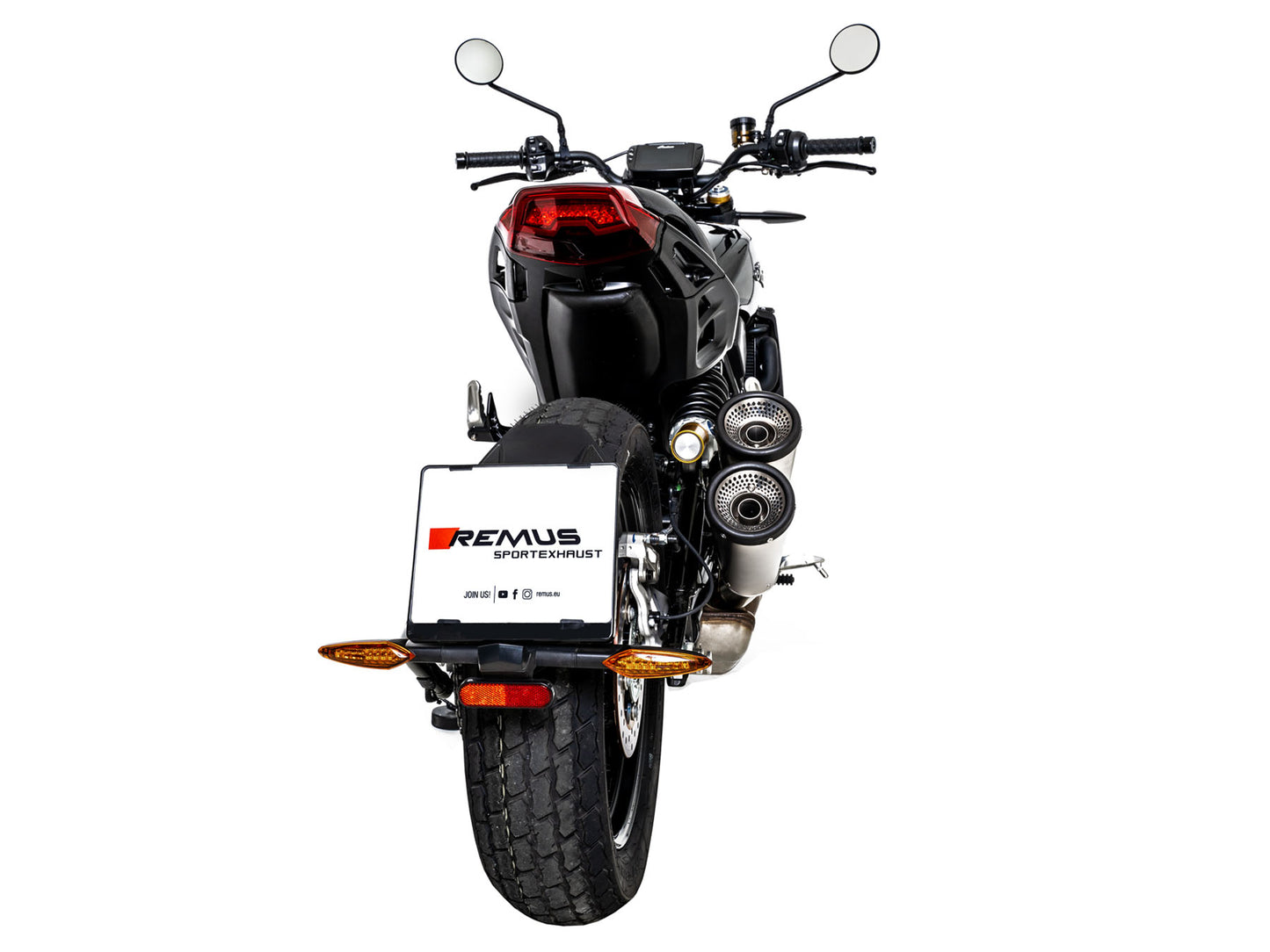 Remus Vertical steel matt racing slip-on for INDIAN FTR 1200 /S 2019-2024