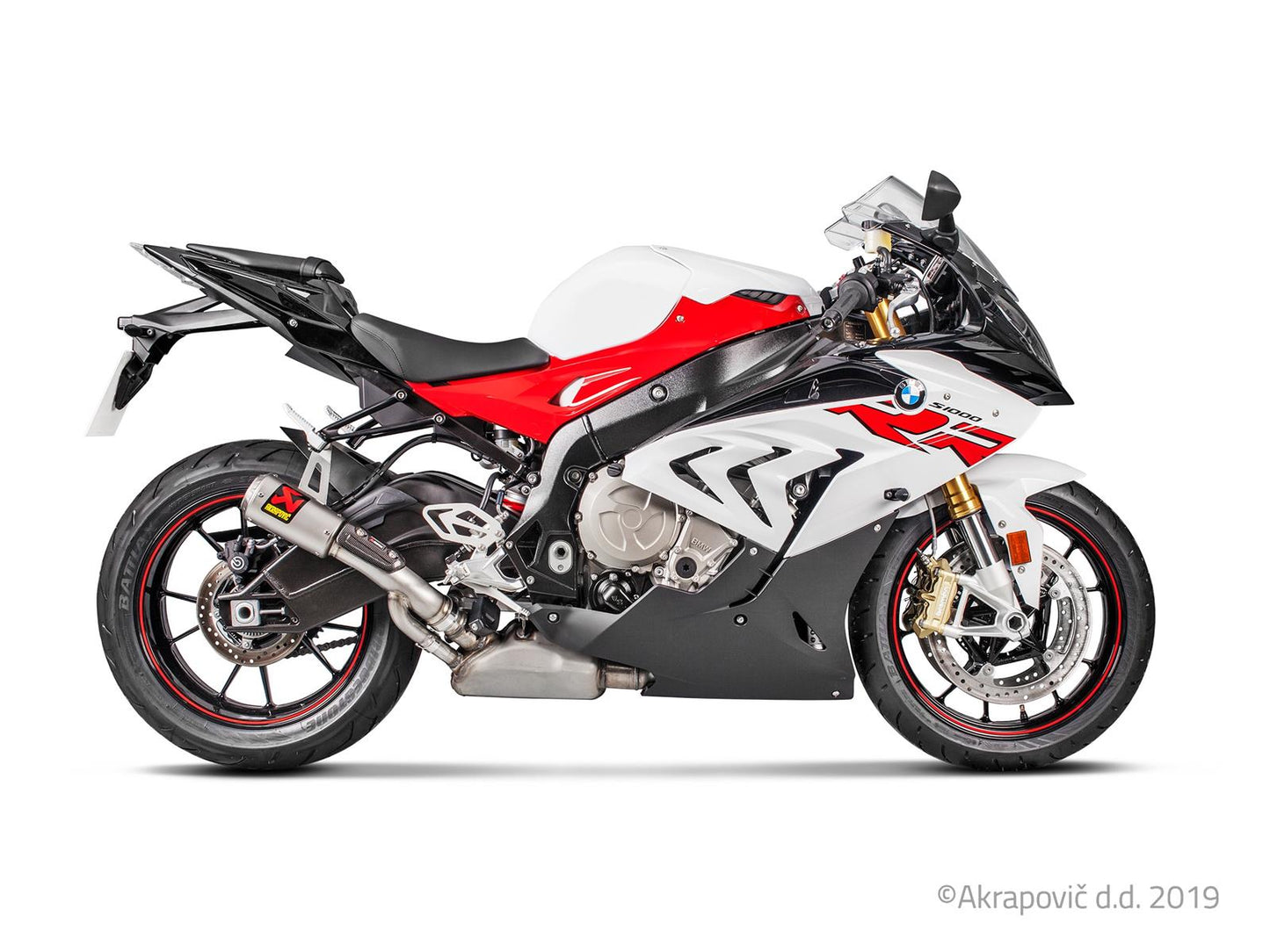 BMW S 1000 RR 2017-18 Slip-On Line (Titanio)