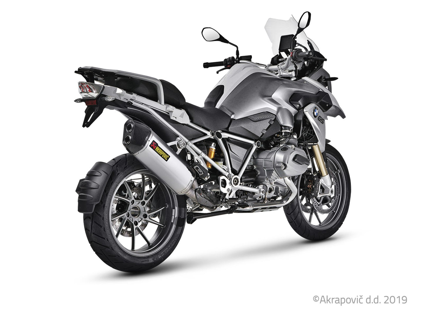 BMW R1200 GS/Adventure 2013-16 Slip-On Line (Titanio)