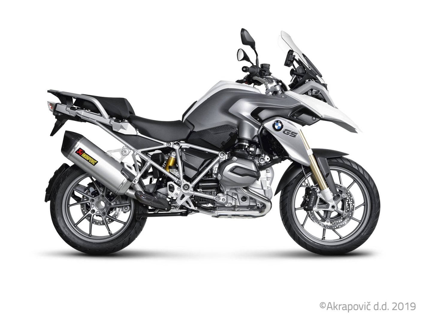 BMW R1200 GS/Adventure 2013-16 Slip-On Line (Titanio)