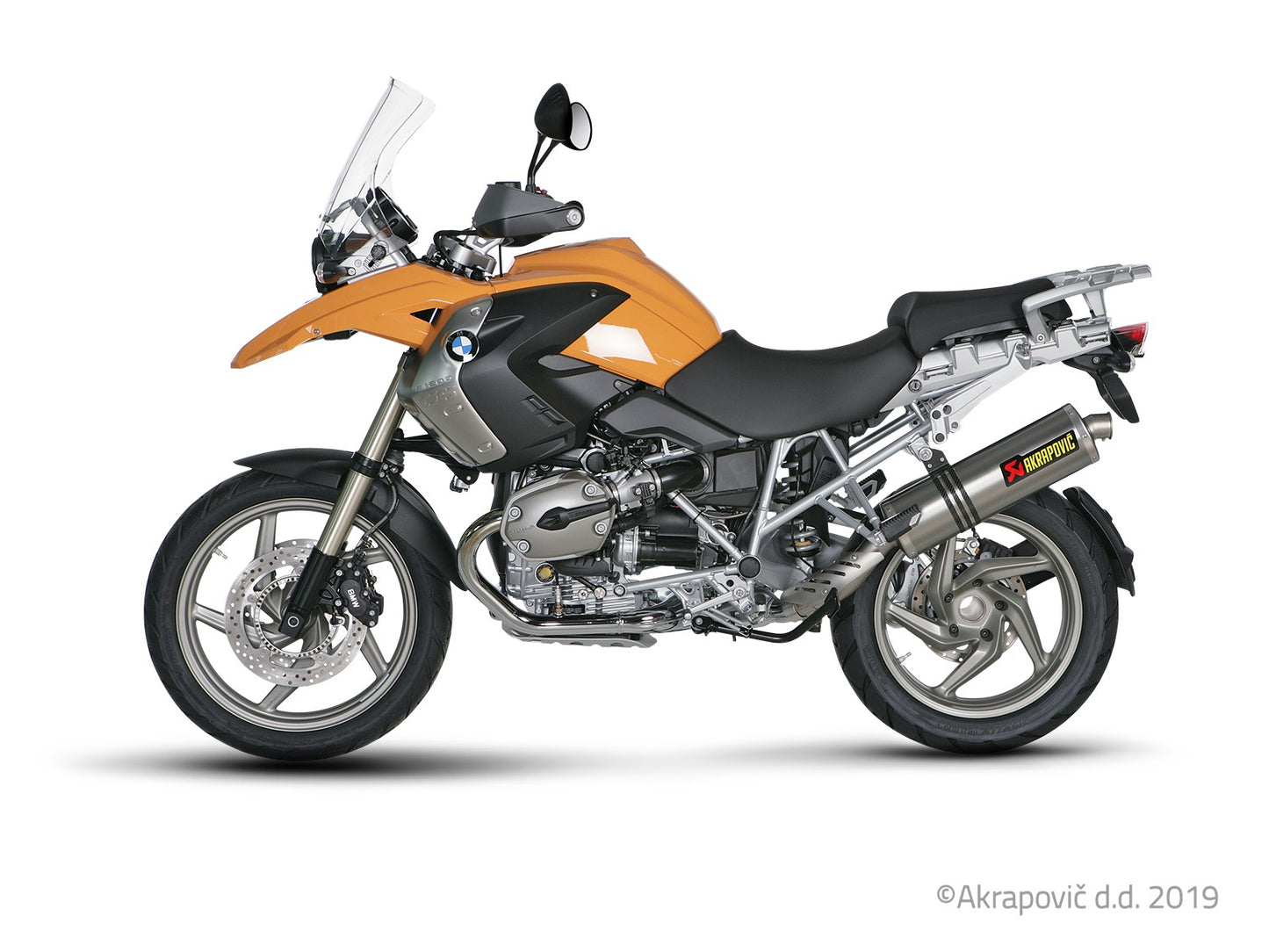 BMW R1200 GS/Adventure 2004-09 Slip-On Line (Titanio)