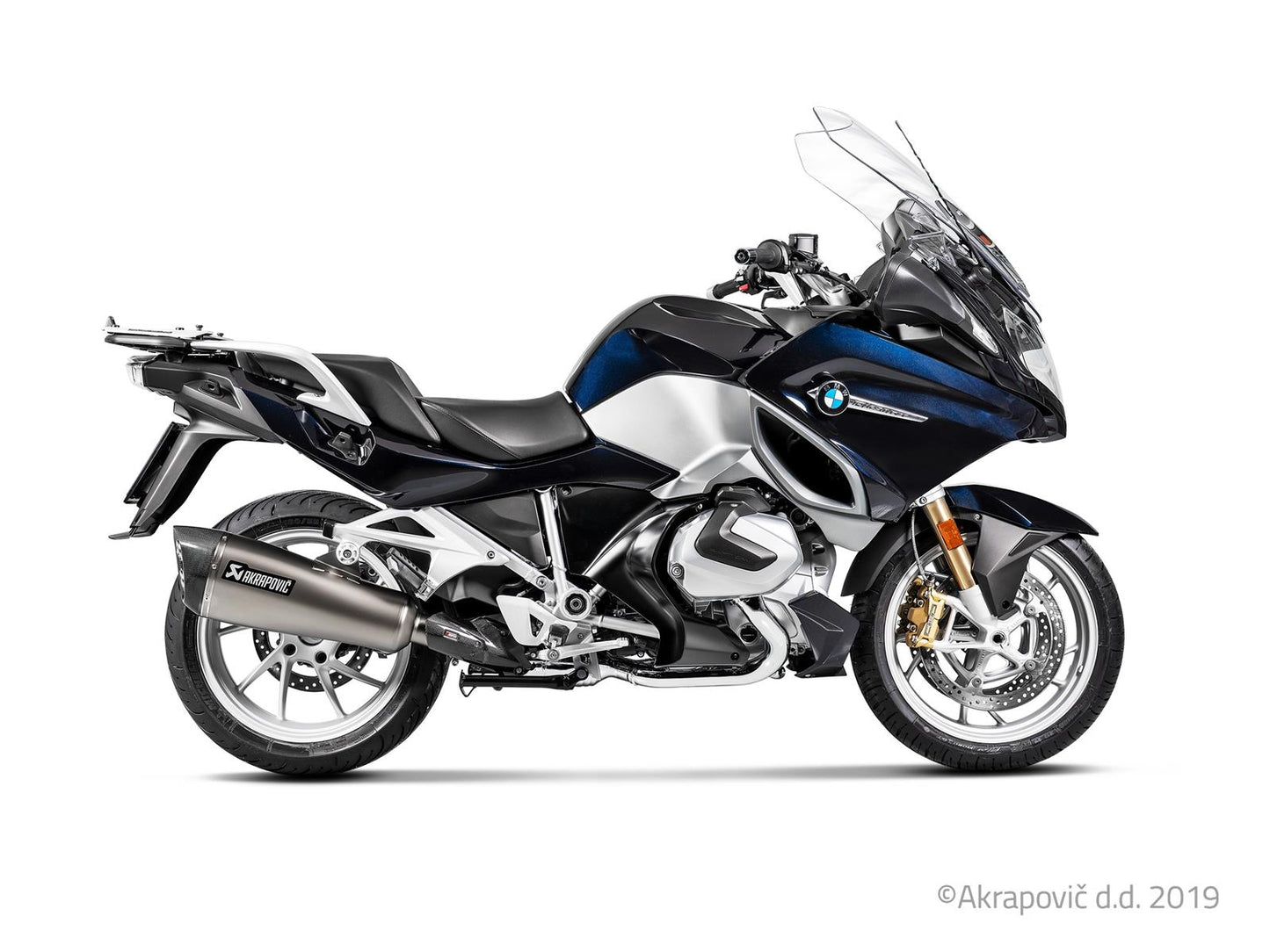 BMW R 1250 RT 2019-24 Slip-On Line (Titanio)