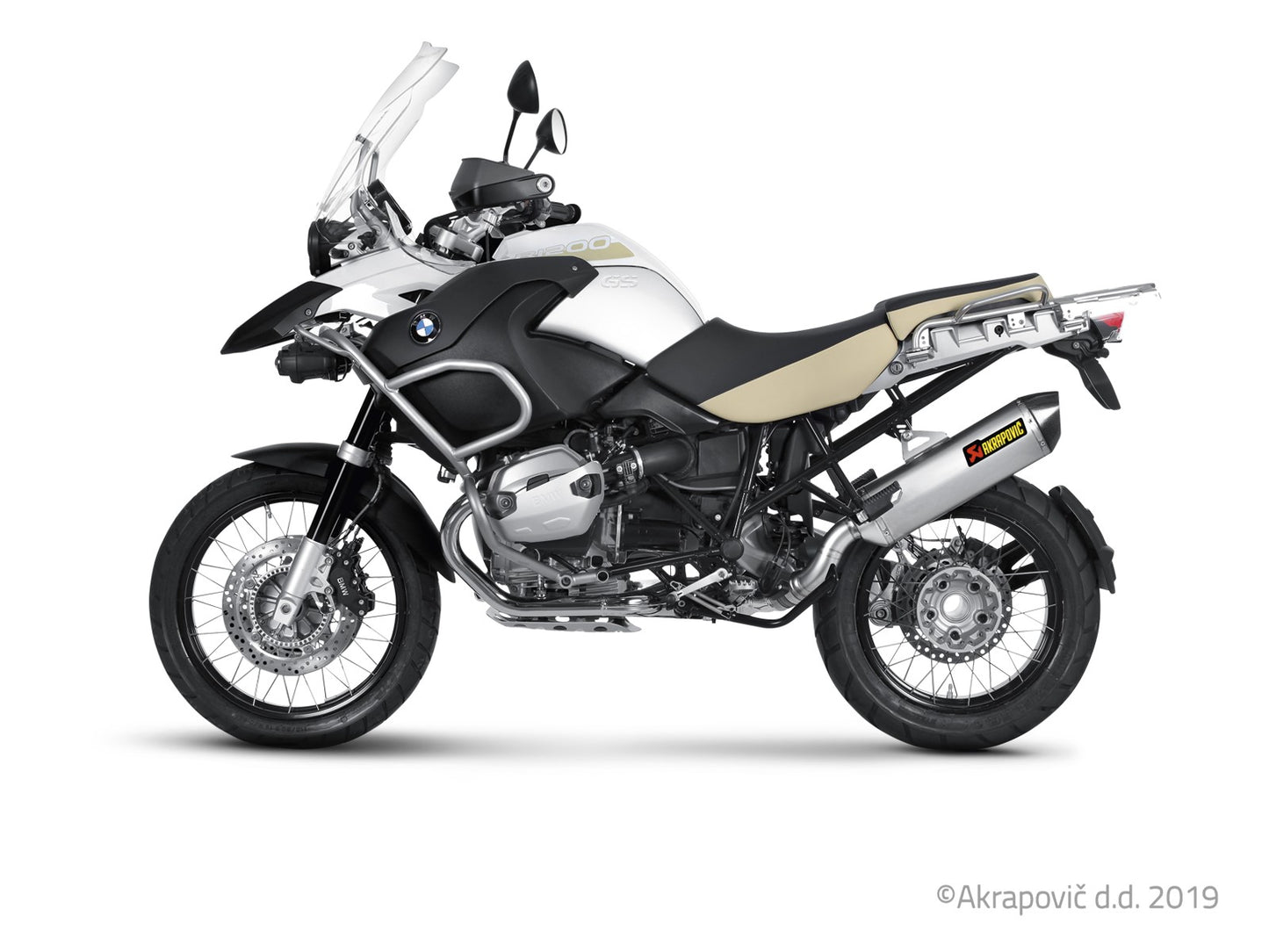 BMW R 1200 GS/Adventure 2010-13 Slip-On Line (Titanio)