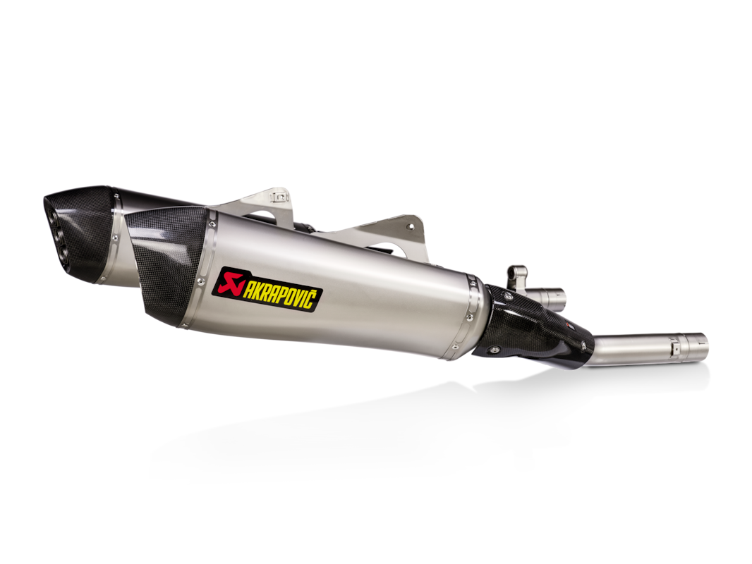 BMW K 1600 GT/GTL 2025-26 Slip-On Line (Titanium)