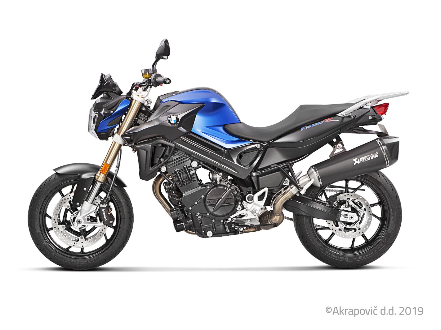 BMW F800 R/GT 2009-19 Slip-On Line (Titanio)
