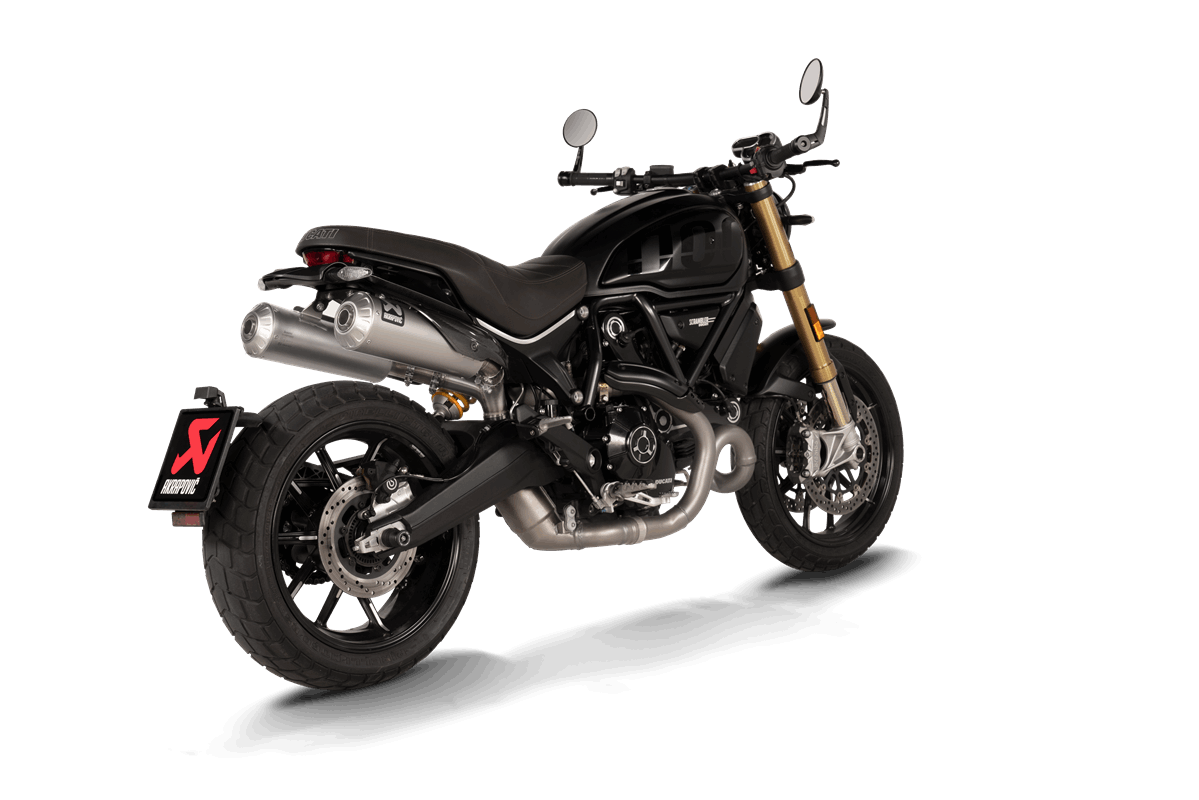 Ducati Scrambler 1100 2021-24 Slip-On Line (Titanio)