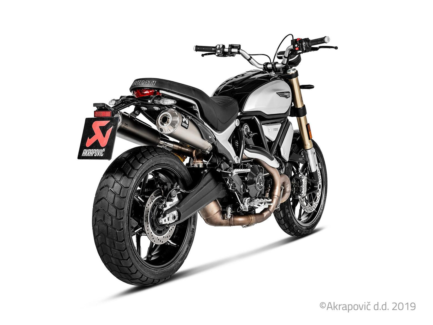 Ducati Scrambler 1100 2018-20 Slip-On Line (Titanio)