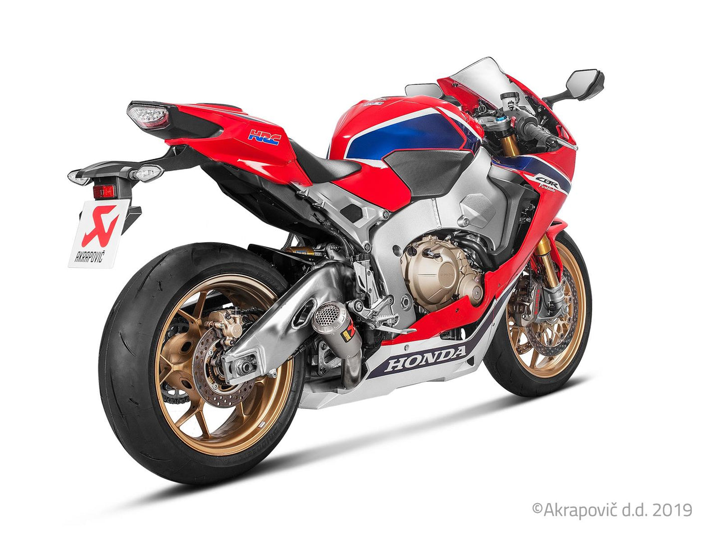 Honda CBR 1000 RR/ABS/SP/SP2 2017-19 Slip-On Line (Titanio)