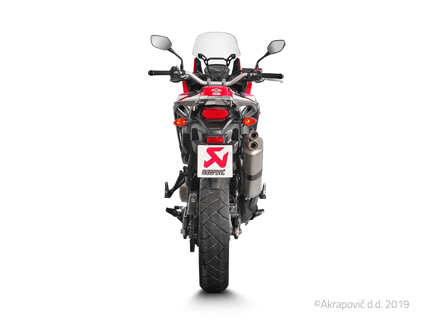 Honda CRF 1000L AfricaTwin/AdventureSports 2016-19 Slip-On Line (Titanio)