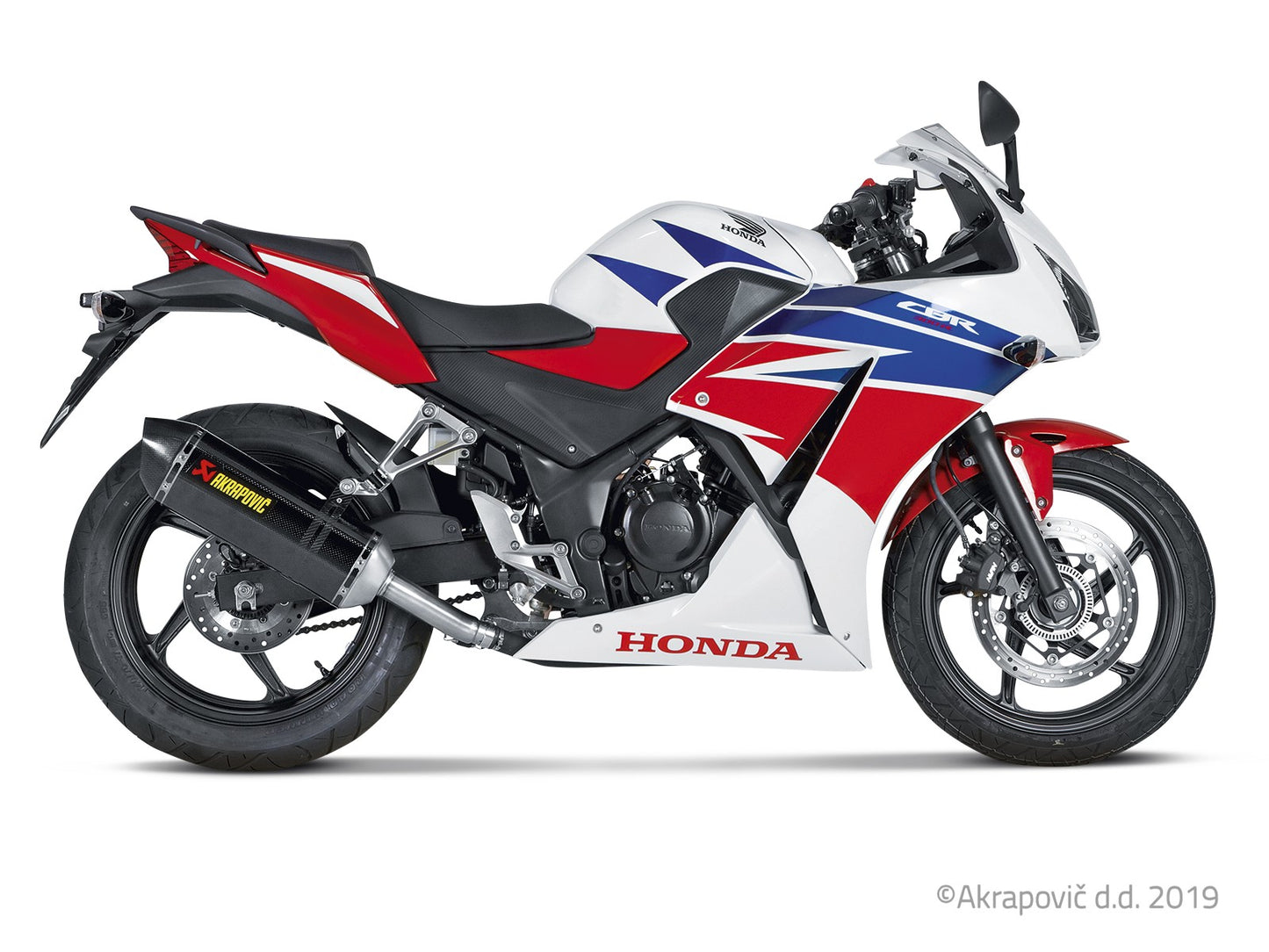 Honda CBR 300R 2014-16 Slip-On Line (Carbonio)