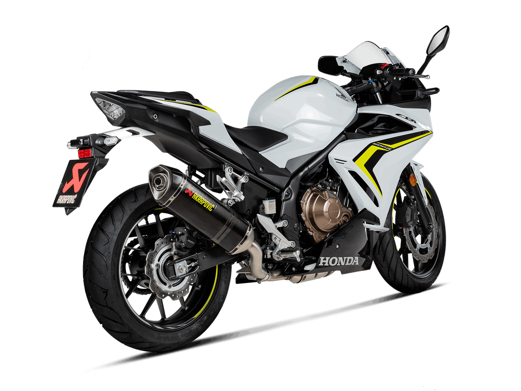 Honda CB 400/500X,500F,CBR400/500R 2016-24 Slip-On Line (Carbonio)