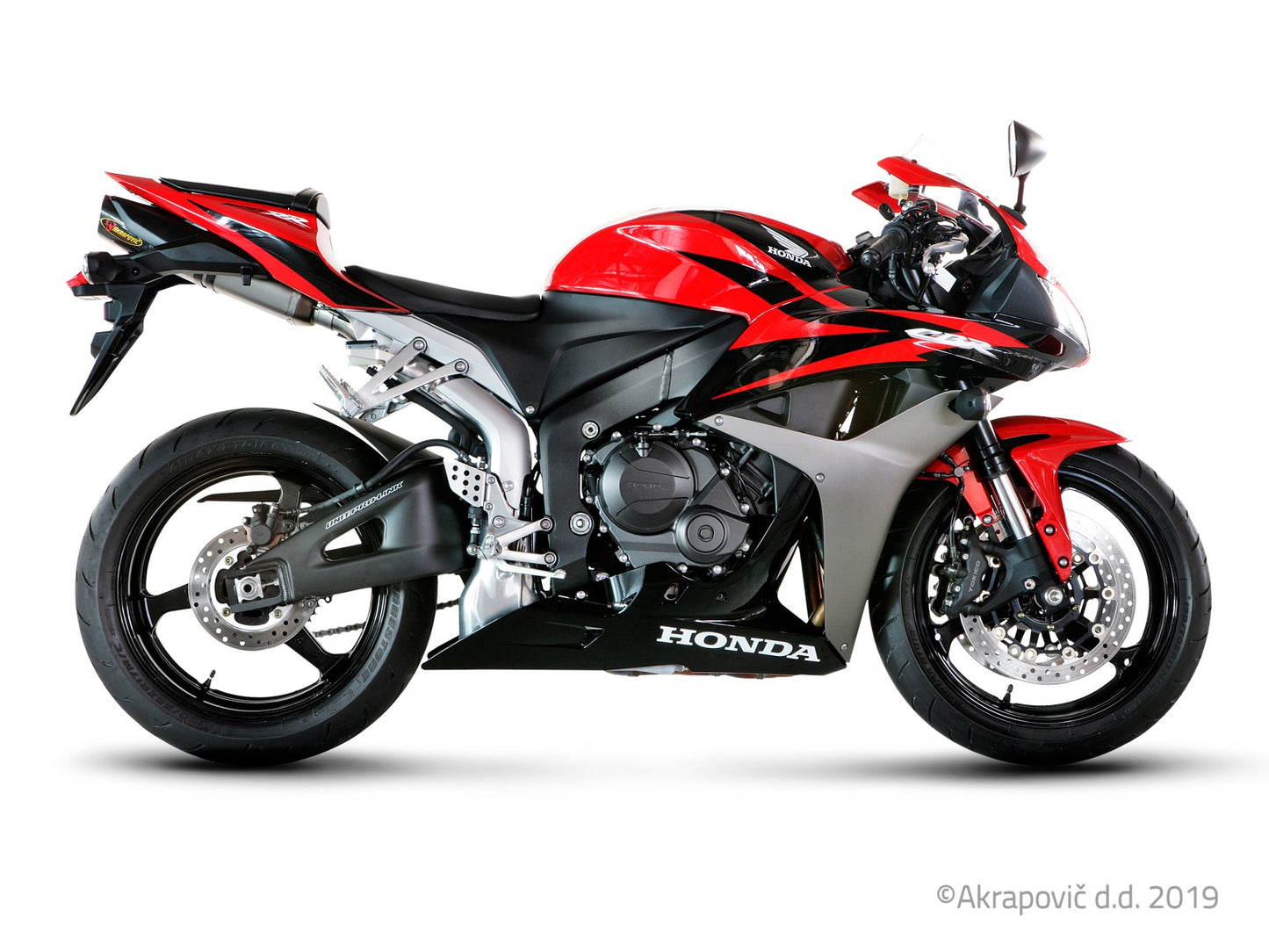 Honda CBR 600 RR 2007-08 Slip-On Line (Titanio)