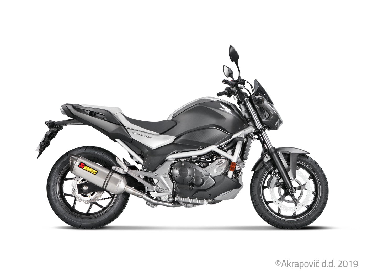 Honda NC 700/750X/S /Integra 2012-20  Slip-On Line (Titanio)