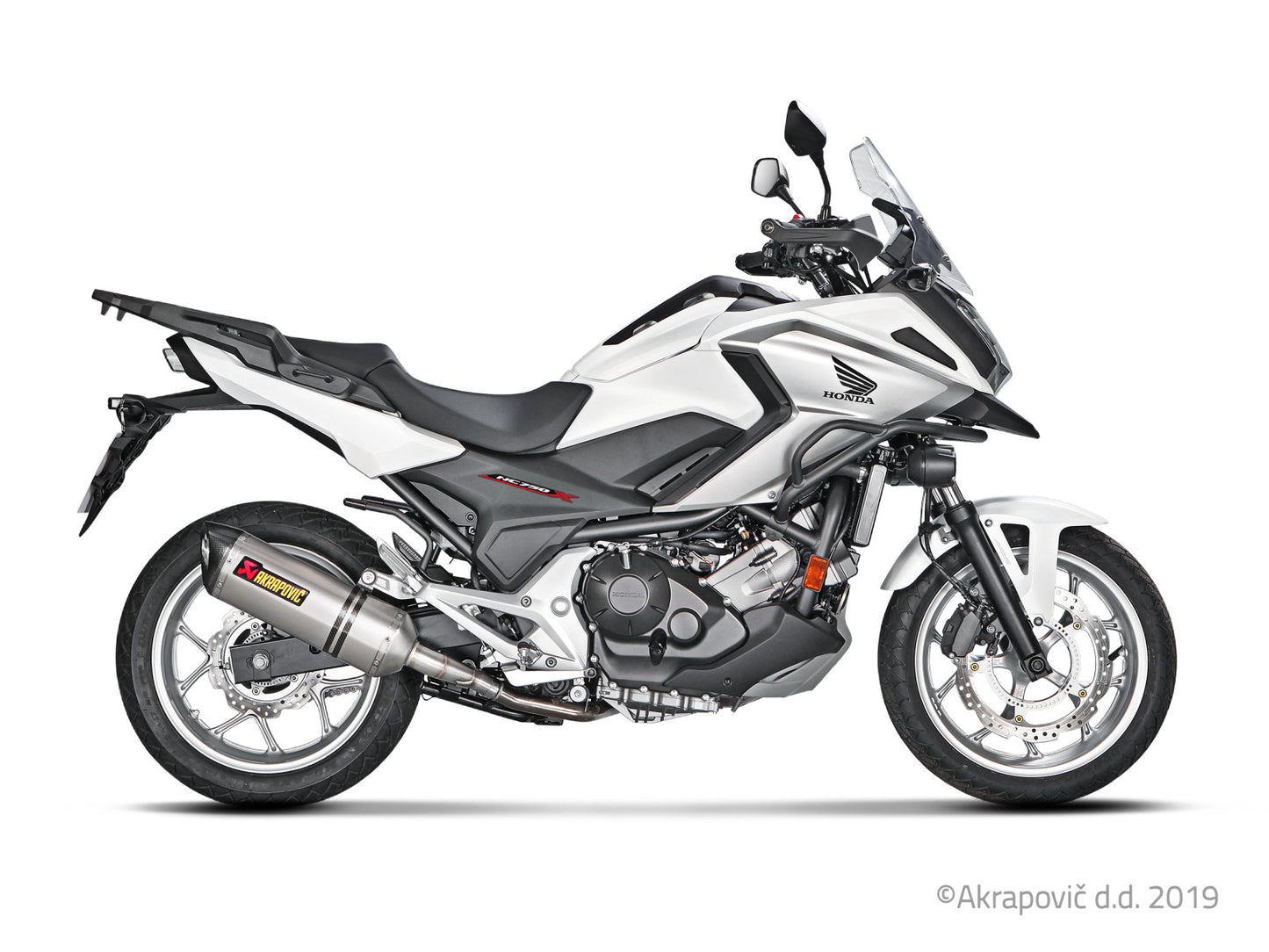 Honda NC 700/750X/S /Integra 2012-20  Slip-On Line (Titanio)