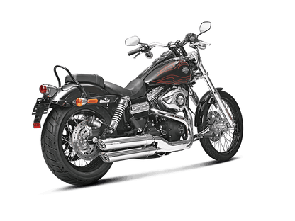 HD DYNA FXDF Fat Bob 2008-16 Slip-On Line (Chrome)