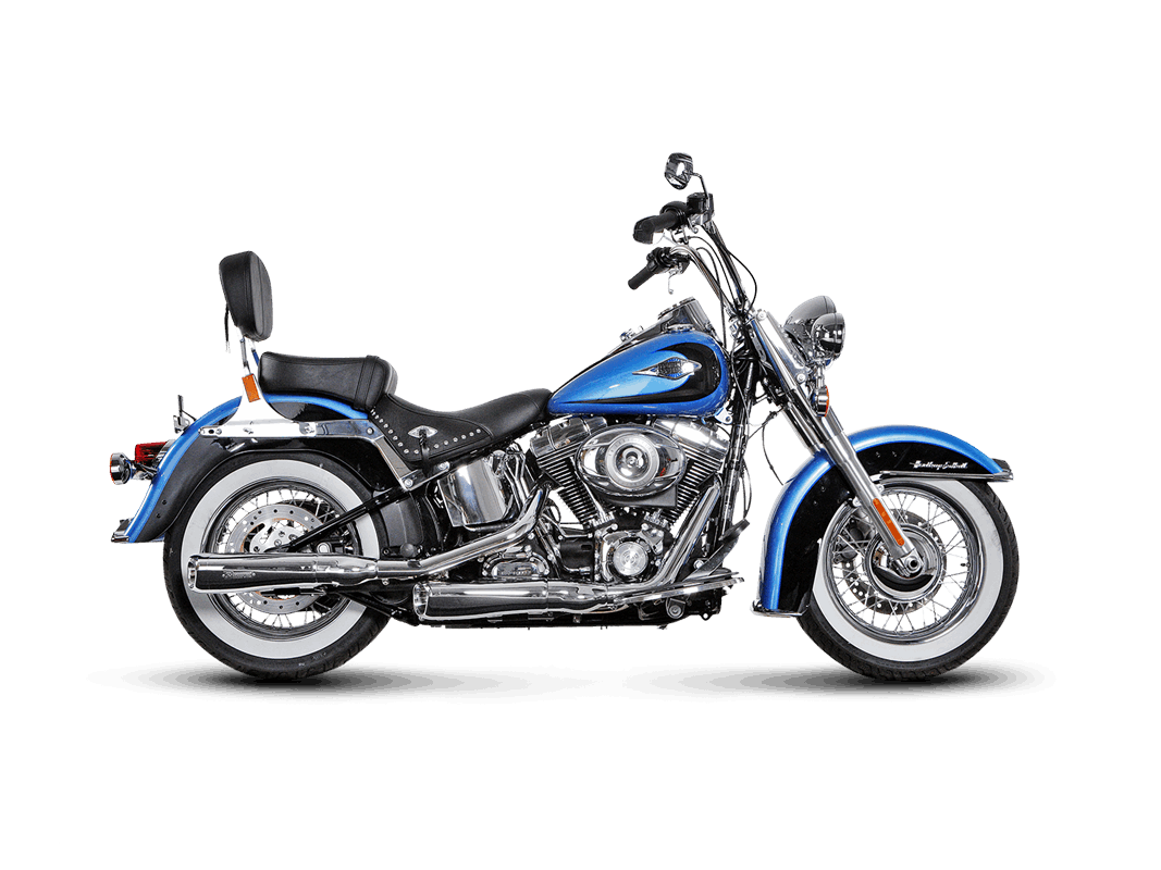 HD Softtail FXST Standart 2007-16 Slip On Line (Chrome)