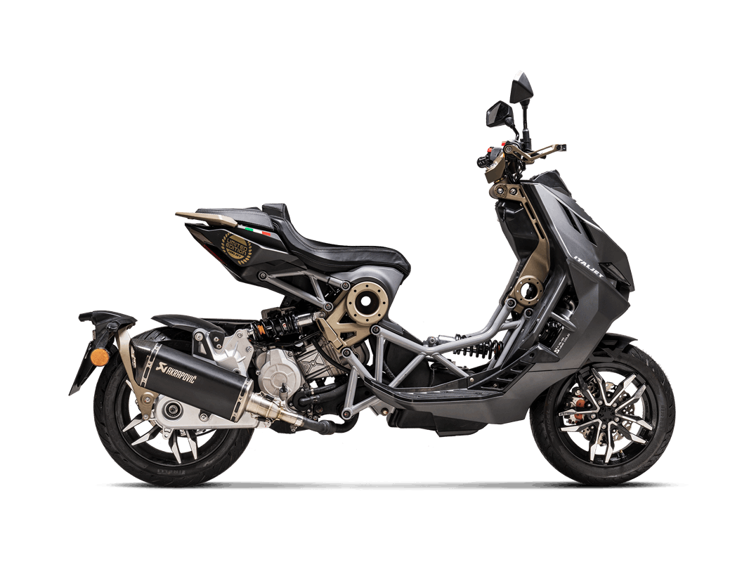 Italjet Dragster 125/200 2021-24 Slip-On Line (Titanio)